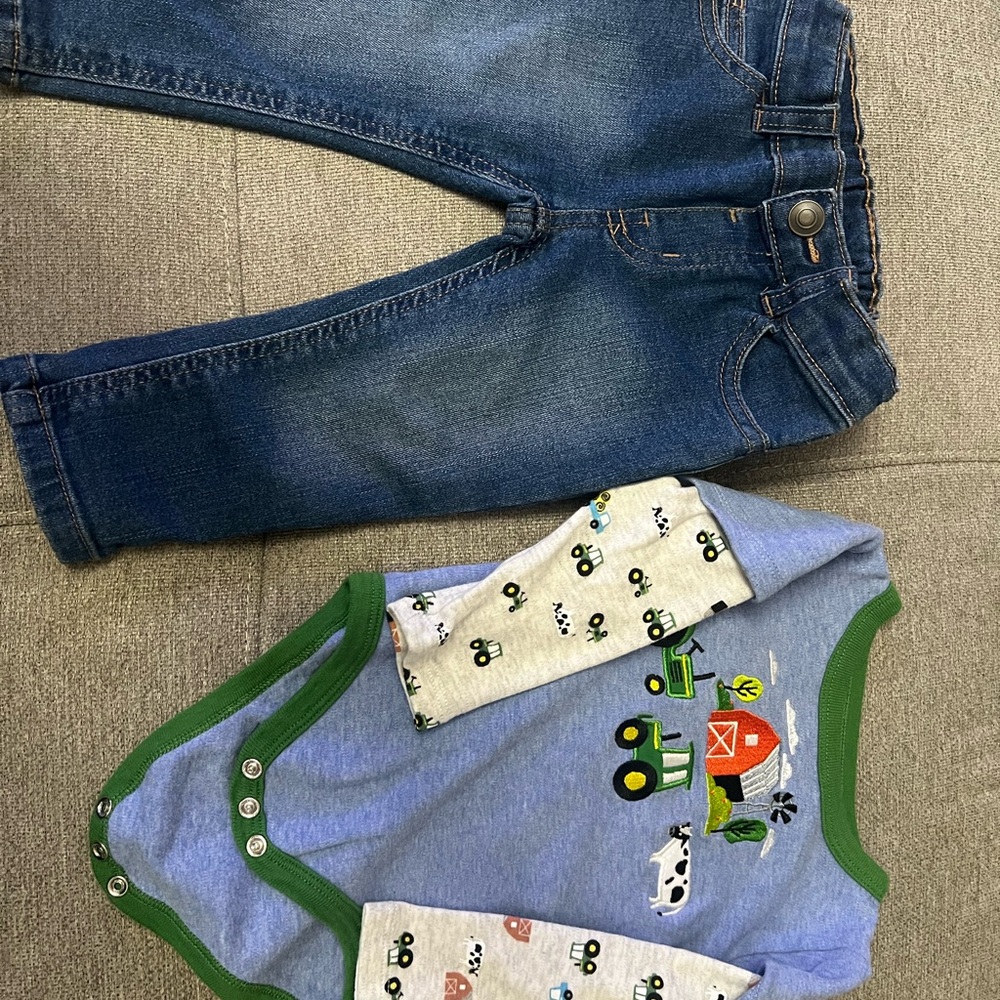 Garanimals Blue and Green Kids Matching Set